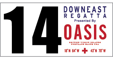 Regatta Bow Number with Sponsor Logo